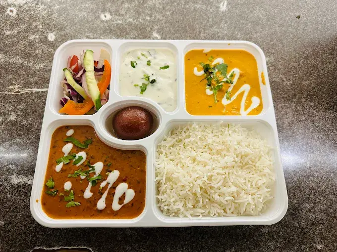 Goat curry at Singh Sweet Mahal in Winnipeg, MB